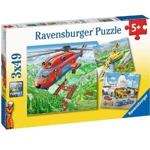 New sealed Ravensburger-3x49 Piece Puzzle - Above the Clouds Plans